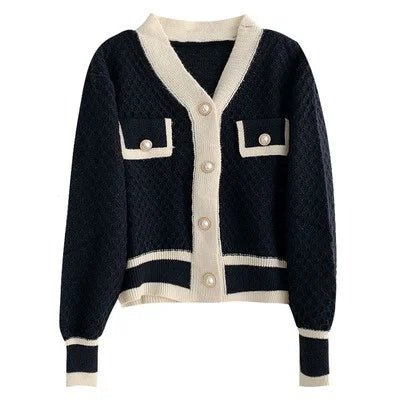 Loose - Fit Knit Sweater Cardigan – A Winter Staple - LUCKY COLLECTION