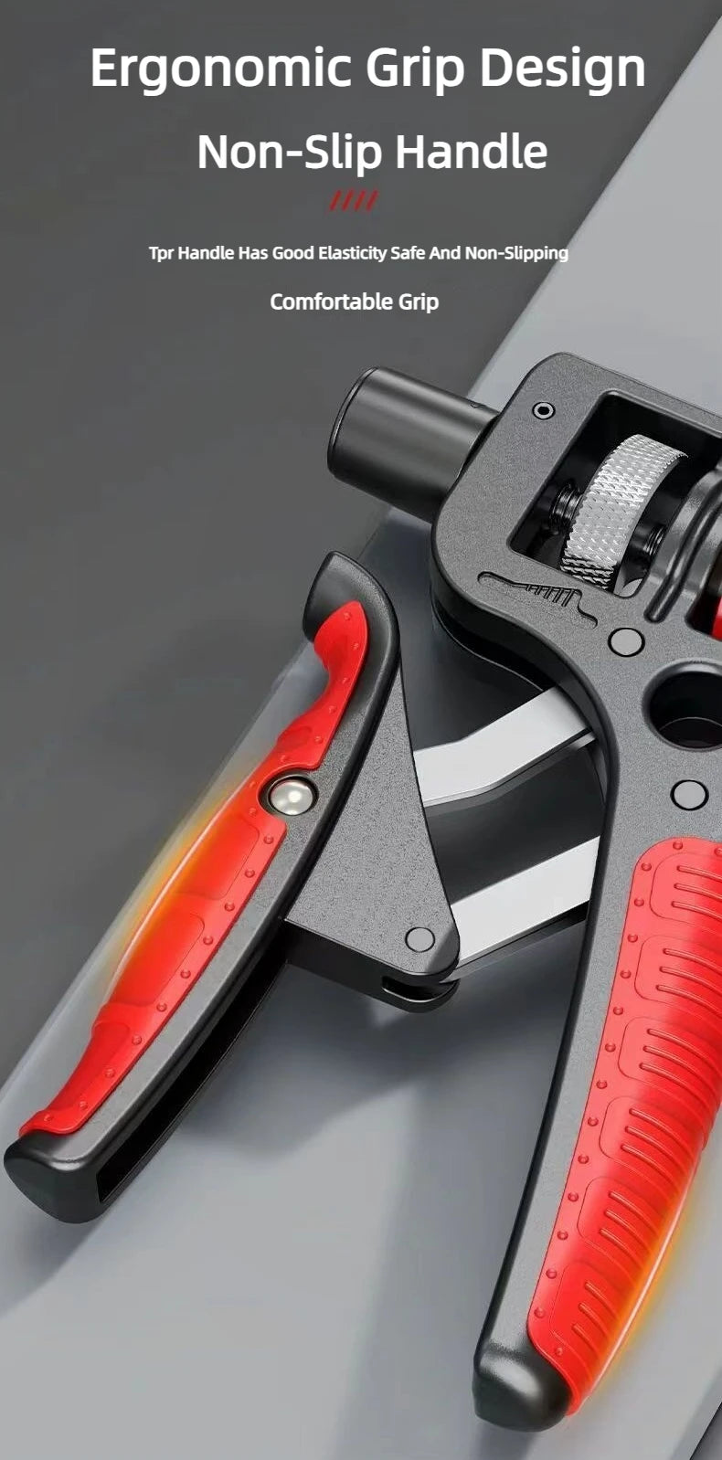 5-165Kg Adjustable Heavy Hand Grip Exercise Strengthener Gripper Finger Expander Arm Wrist Forearm Trainers Fitness Steel Spring - LUCKY COLLECTION