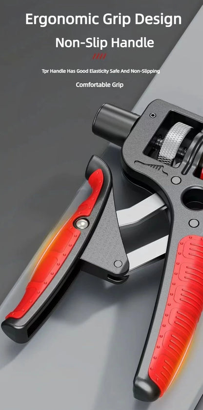 5-165Kg Adjustable Heavy Hand Grip Exercise Strengthener Gripper Finger Expander Arm Wrist Forearm Trainers Fitness Steel Spring - LUCKY COLLECTION