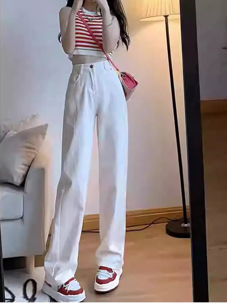 High - Waist Fleece - Lined Wide - Leg Jeans – Ultimate Comfort - LUCKY COLLECTION