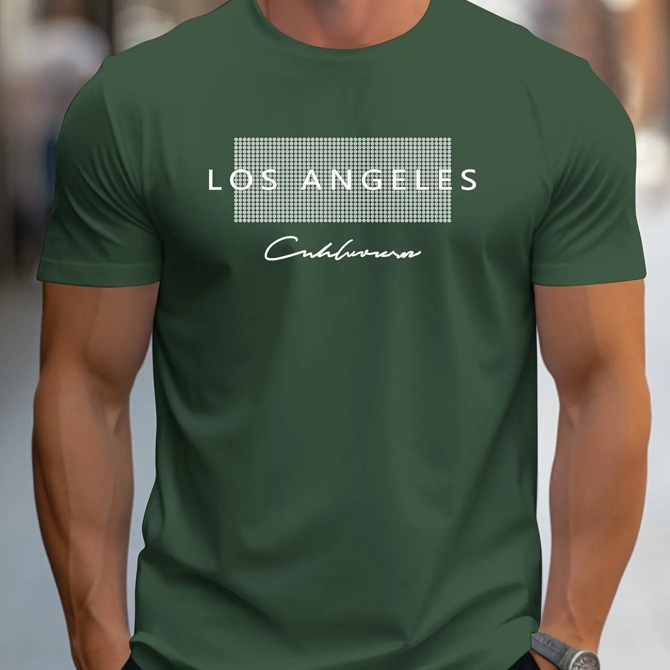Los Angeles Graphic Tee – Oversized Streetwear Statement Piece - LUCKY COLLECTION
