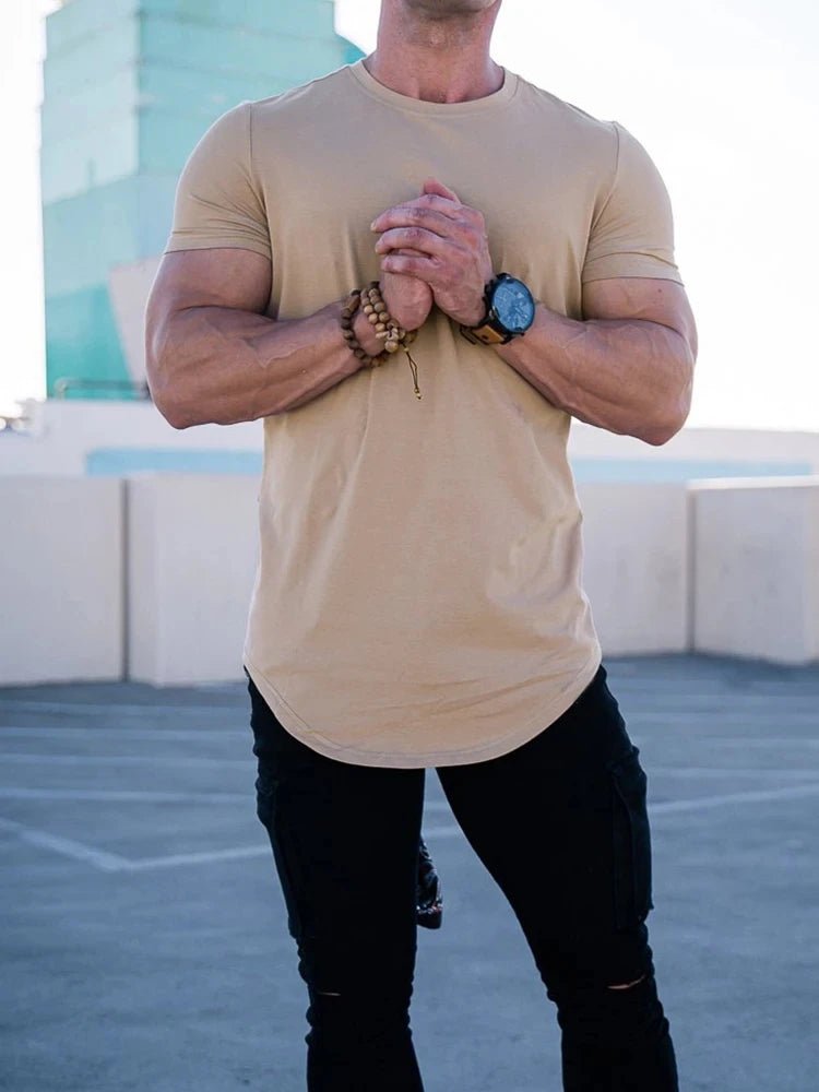 Athleisure Gym T-Shirt – Breathable High - Quality Cotton Fitness Wear - LUCKY COLLECTION