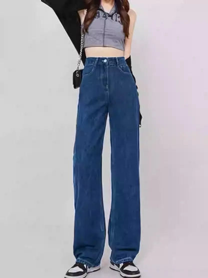 High - Waist Fleece - Lined Wide - Leg Jeans – Ultimate Comfort - LUCKY COLLECTION