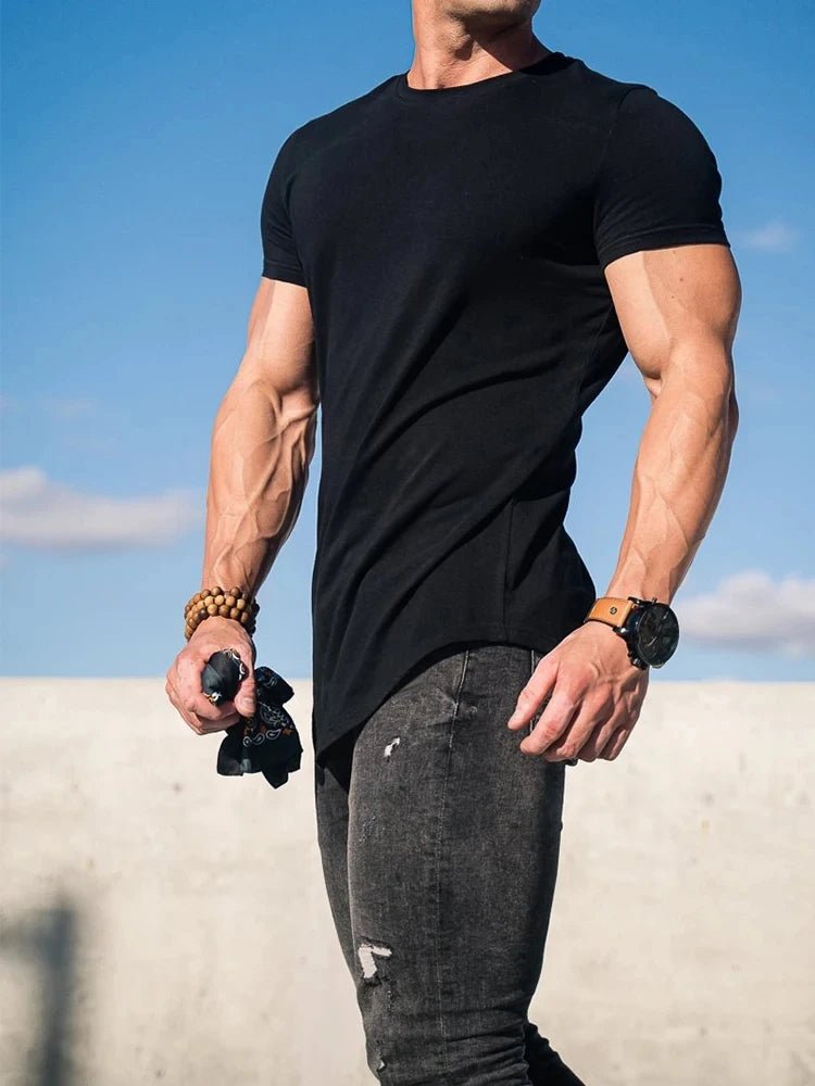 Athleisure Gym T-Shirt – Breathable High - Quality Cotton Fitness Wear - LUCKY COLLECTION