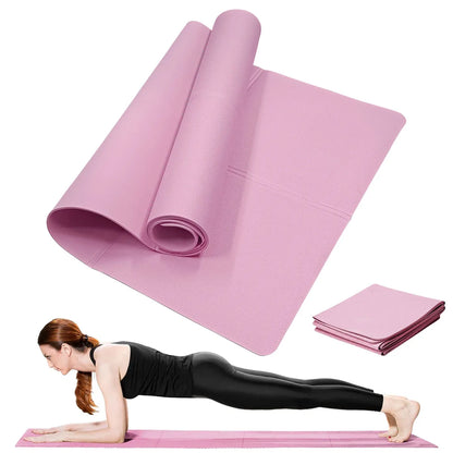 4MM Thick EVA Yoga Mats Anti-slip Sport Fitness Mat Blanket For Exercise Yoga And Pilates Gymnastics Mat Fitness Equipment - LUCKY COLLECTION
