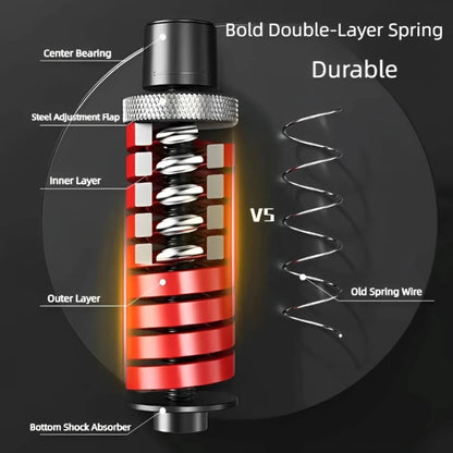 5-165Kg Adjustable Heavy Hand Grip Exercise Strengthener Gripper Finger Expander Arm Wrist Forearm Trainers Fitness Steel Spring - LUCKY COLLECTION