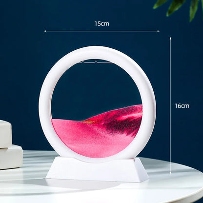 Sandscape Moving Sand Art Frame Quicksand 3D Dynamic Liquid Hourglass Kinetic Sand Painting Flowing Sand Office Home Decor Gifts - LUCKY COLLECTION